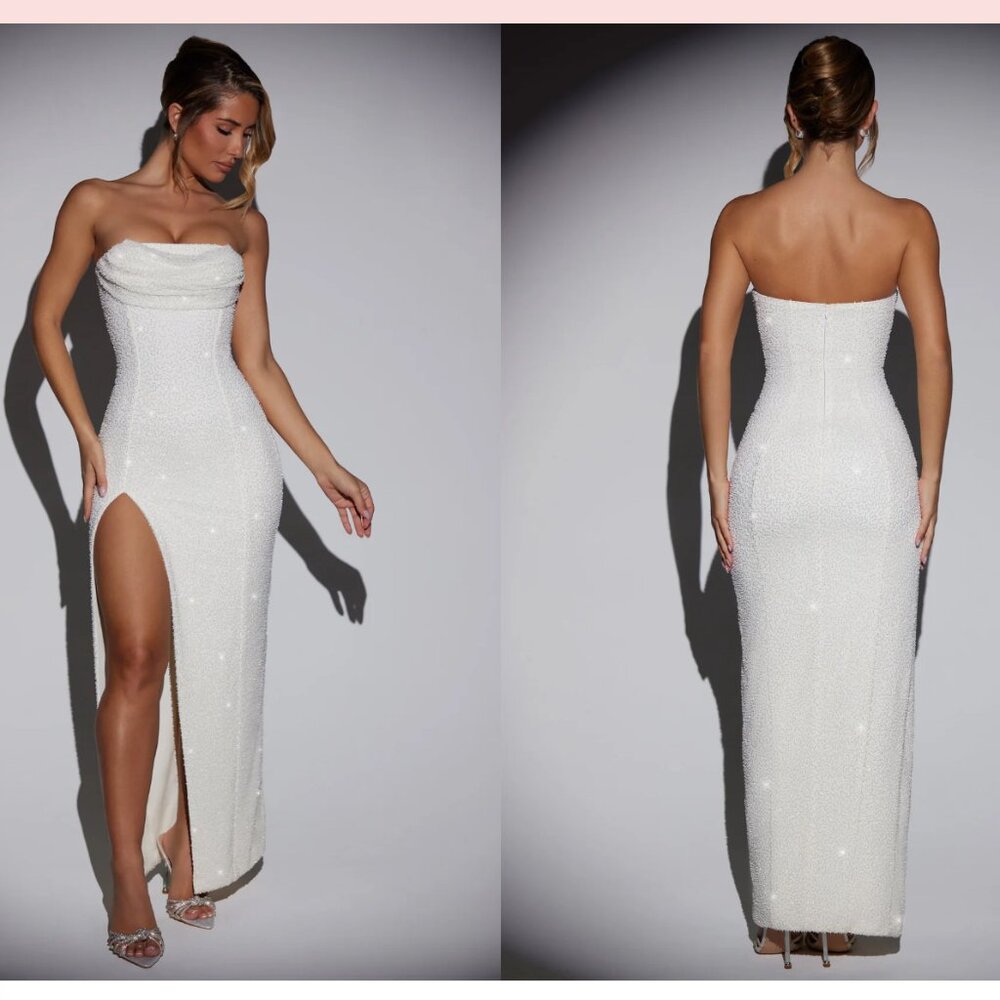 Oh Polly La Rochette Dress Size 4 (Used once, dry cleaned) bridal